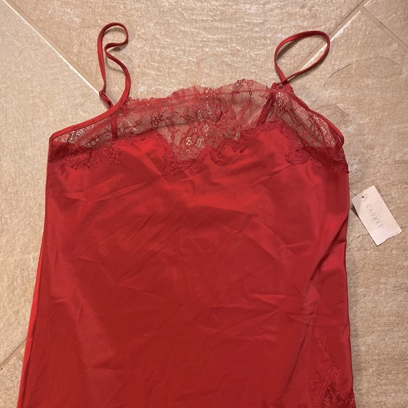 NWT Cabernet Red Lacy Slip Dress | Size: Small - Picture 1 of 7